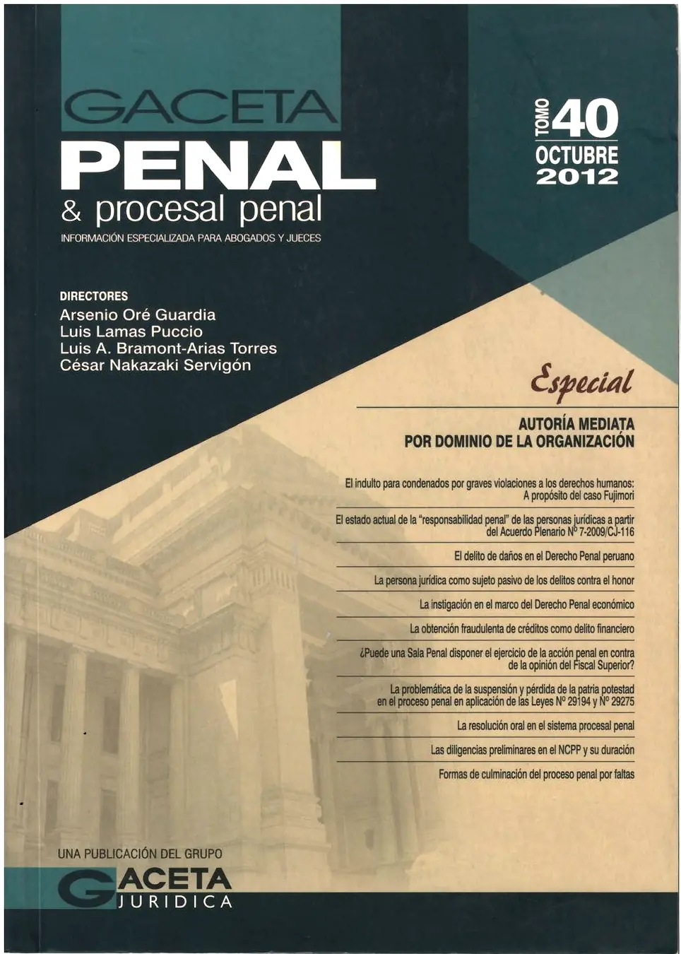 Gaceta Penal & Proceso Penal