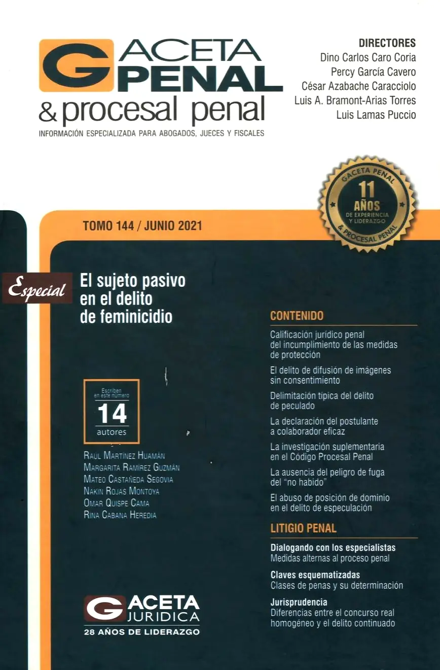 Gaceta Penal & Procesal Penal